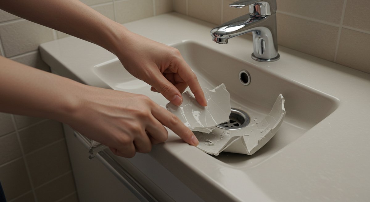 洗面 台 プラスチック 割れ た 賃貸