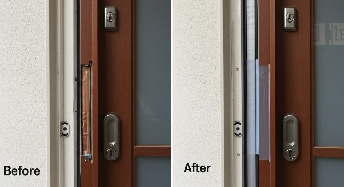 玄関 ドア 隙間 テープ