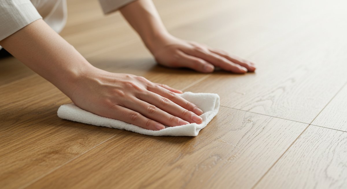 フローリング ゴム マット 跡