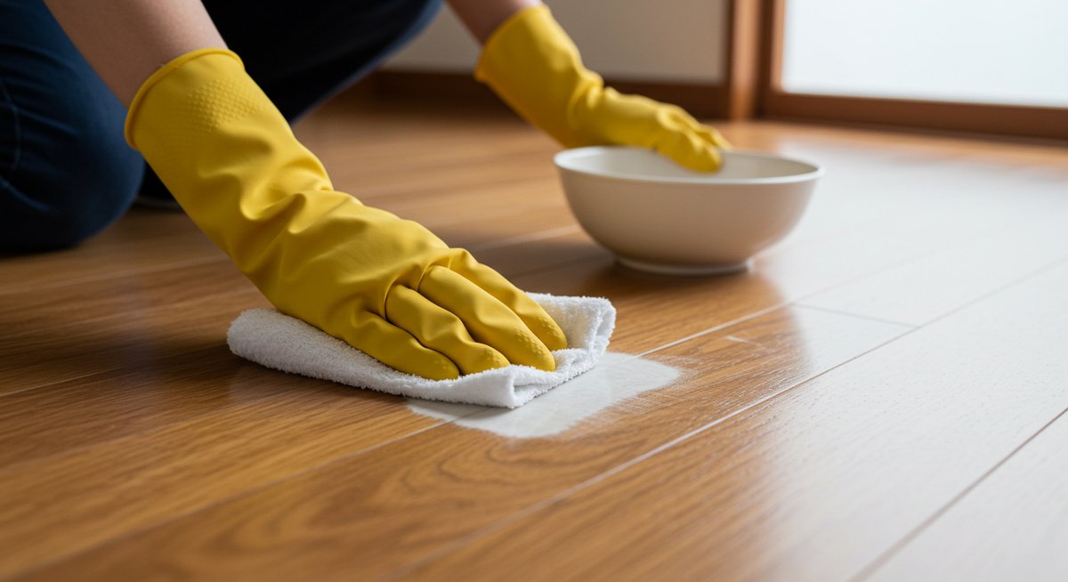 フローリング 白く なる 賃貸