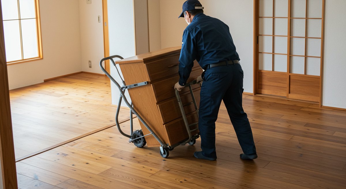 フローリング 張り替え 家具 移動