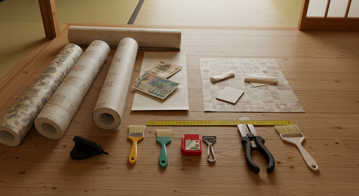 原状 回復 クロス 一面