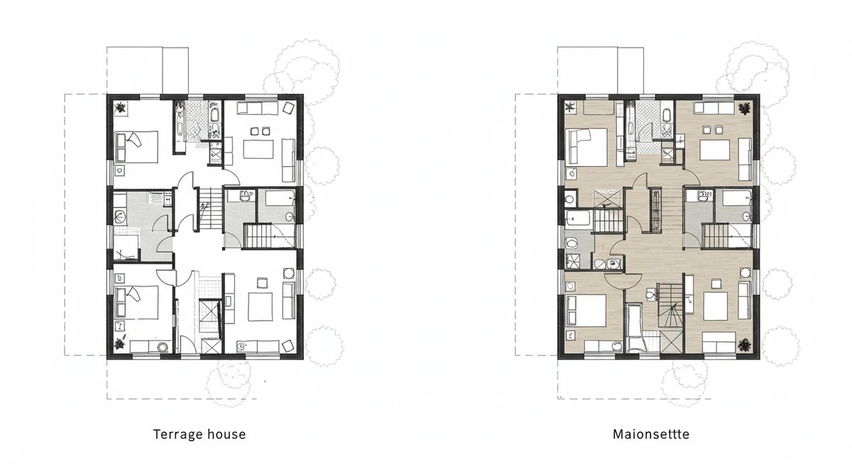 テラス ハウス メゾネット 違い