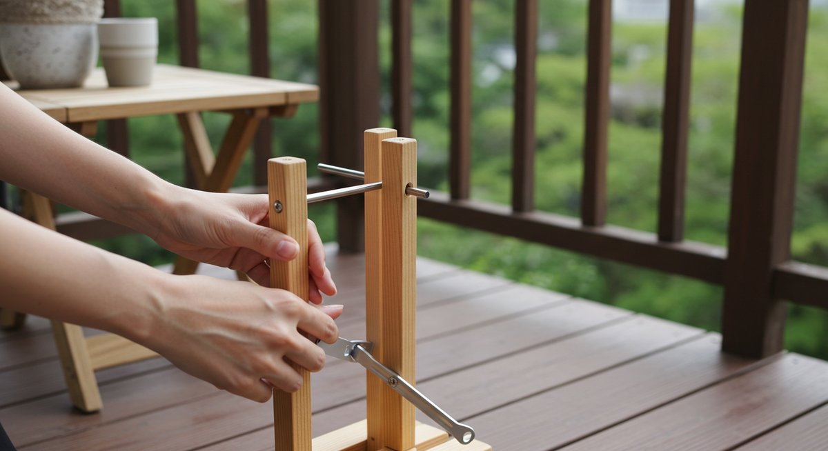 傘 掛け 屋外 穴あけ ない