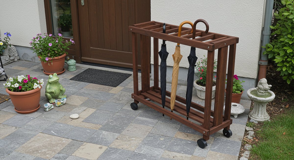 傘 掛け 屋外 穴あけ ない