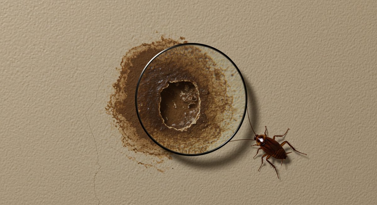 壁 茶色い シミ ゴキブリ