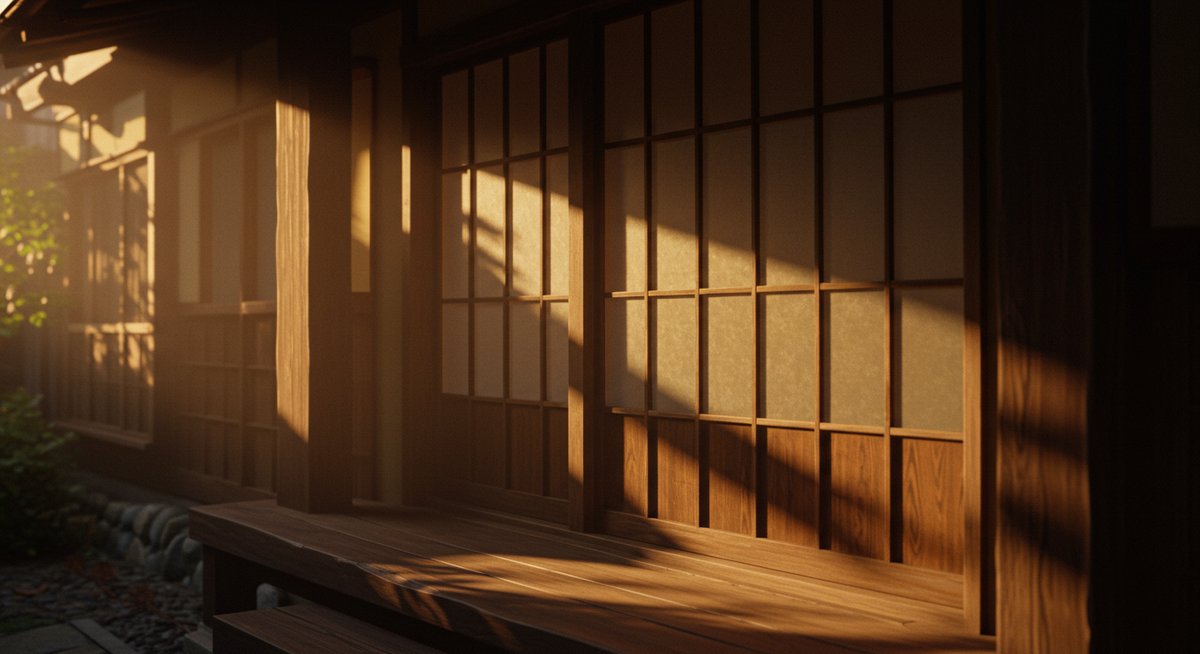 西日 対策 玄関