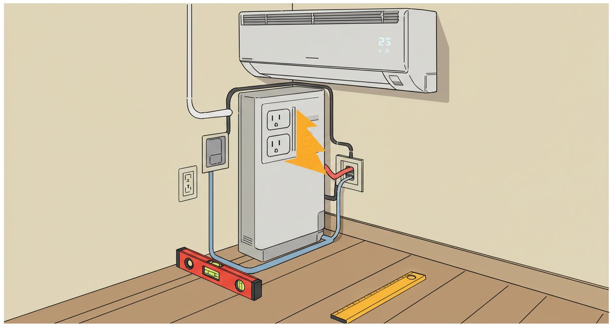 エアコン コンセント 見え ない