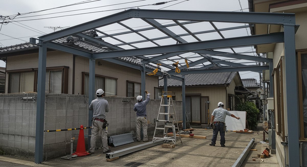 カーポート 増築