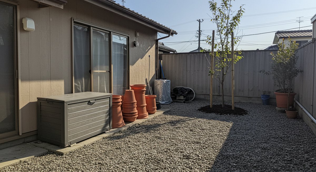 庭が汚いと貧乏