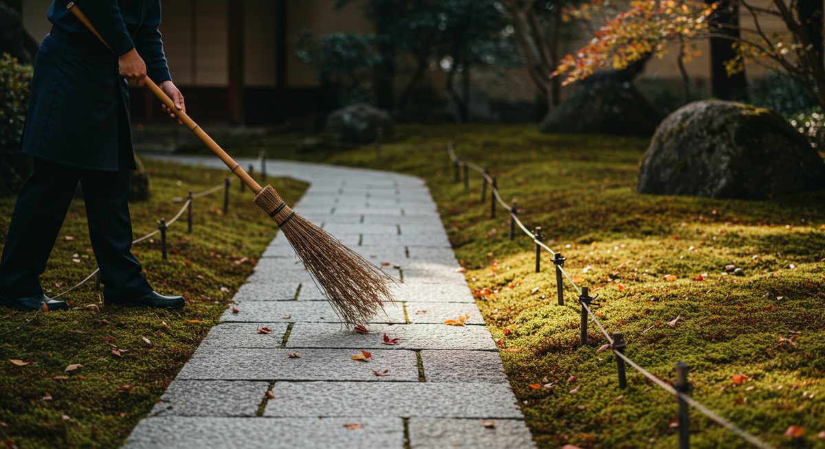 庭が汚いと貧乏