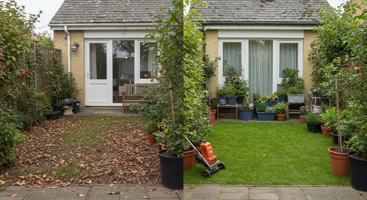 庭が汚いと貧乏