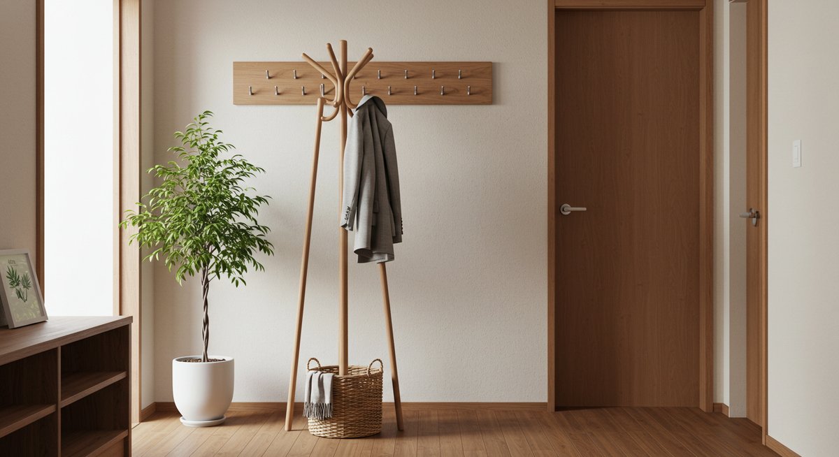 玄関 コート掛け いらない