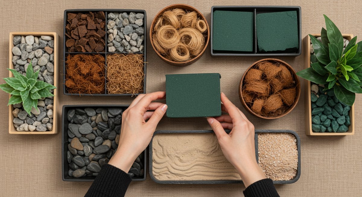 フェイクグリーン 土の代わり