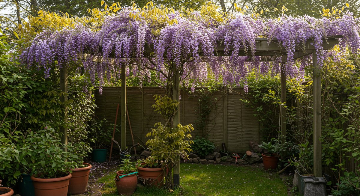 藤の花 庭に植えてはいけない
