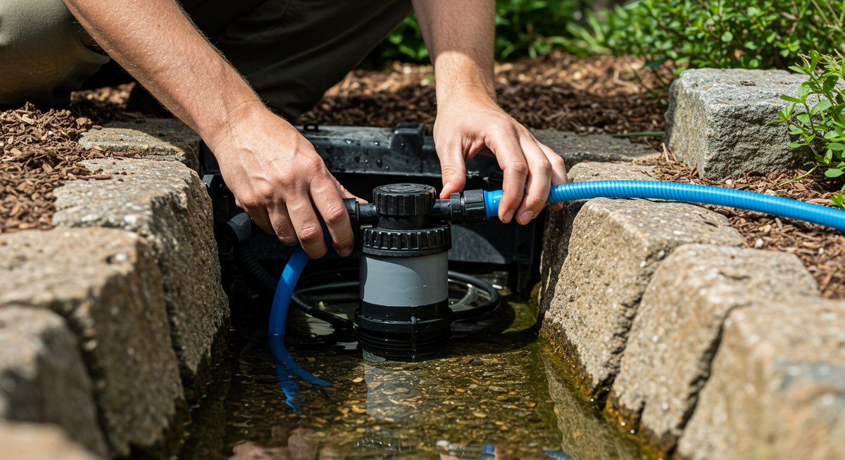 庭 せせらぎ 作る