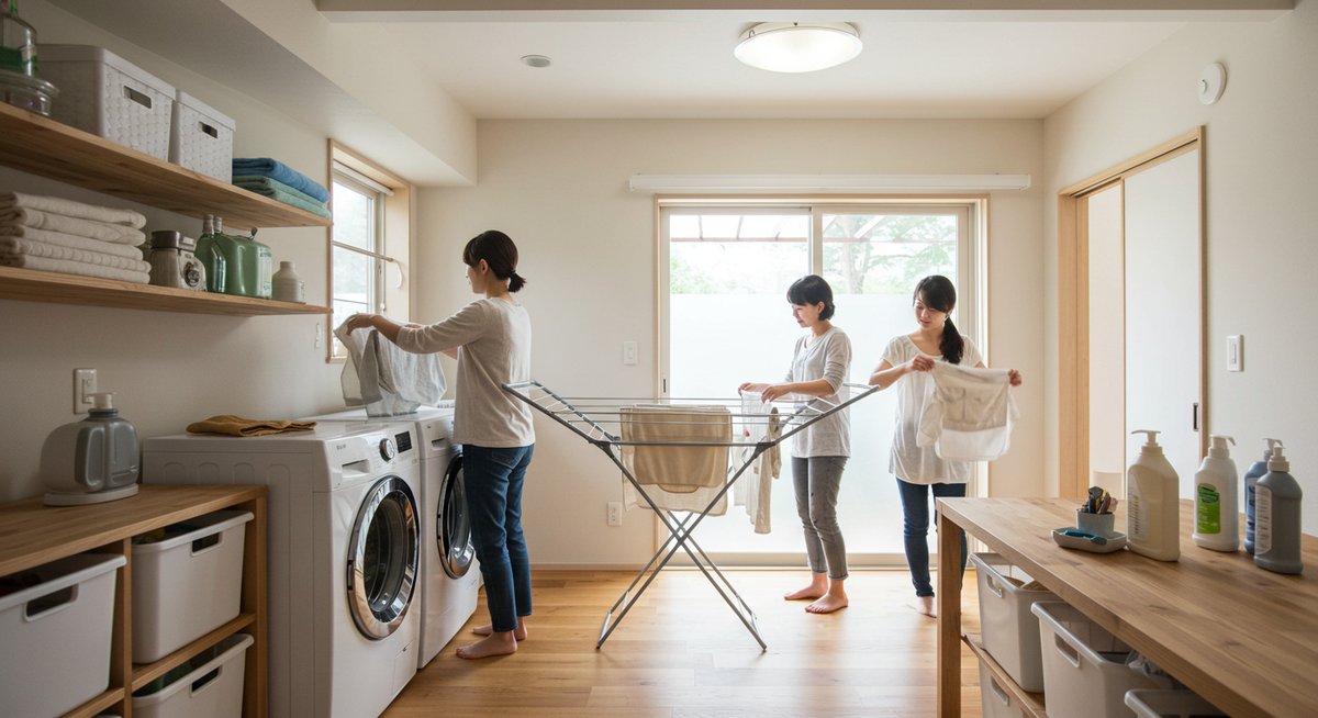 ランドリールーム 北側