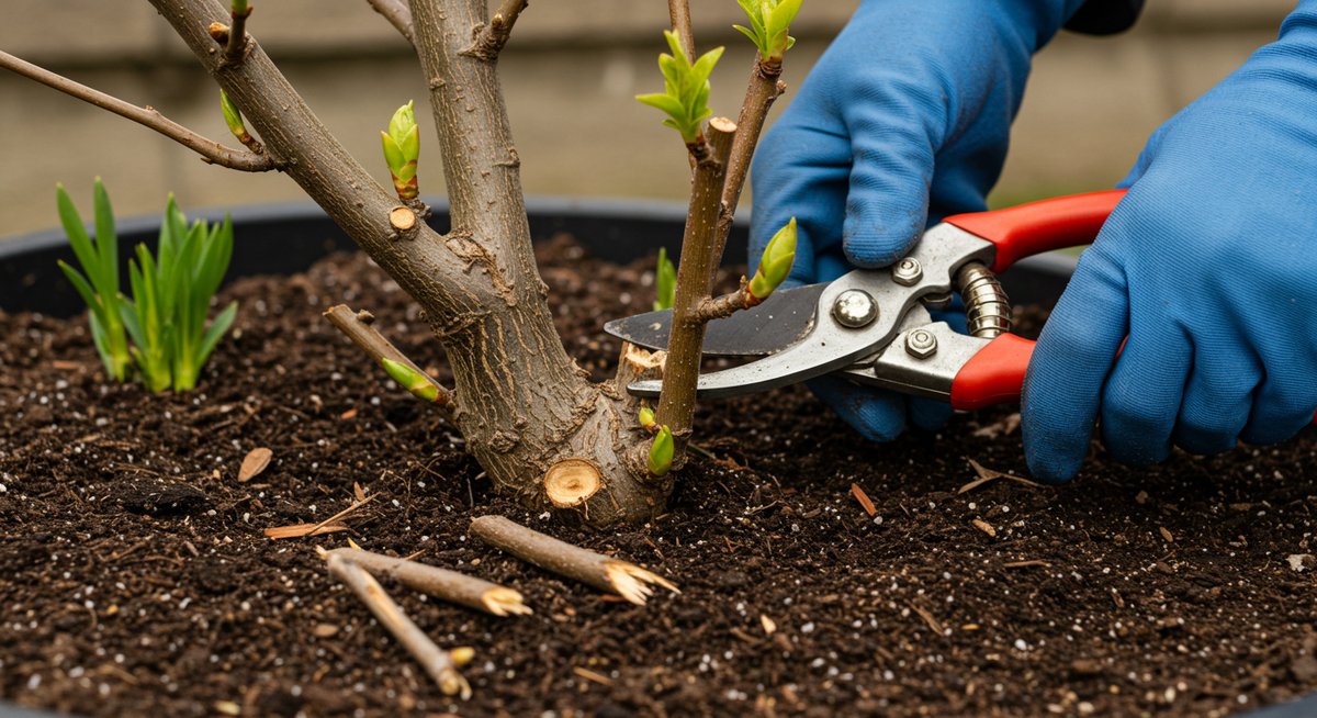 マツバギク 木質化