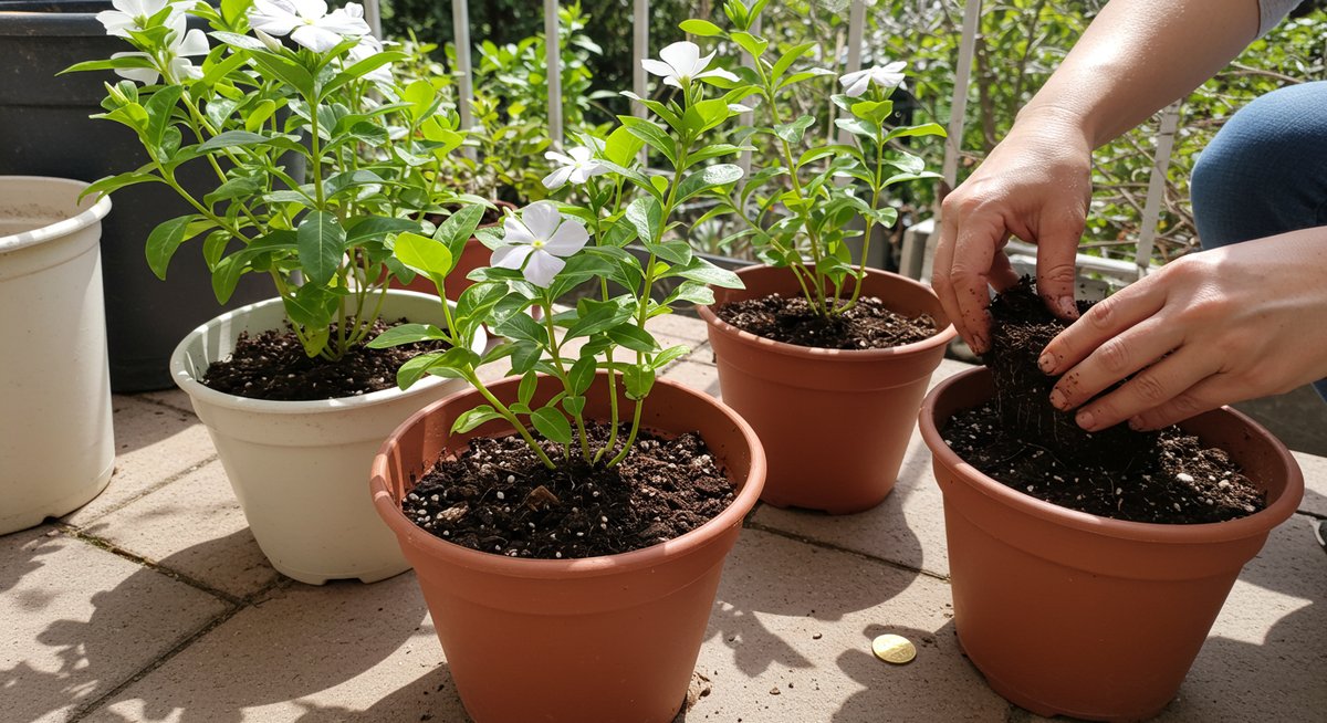 ニチニチソウ 勝手に増える