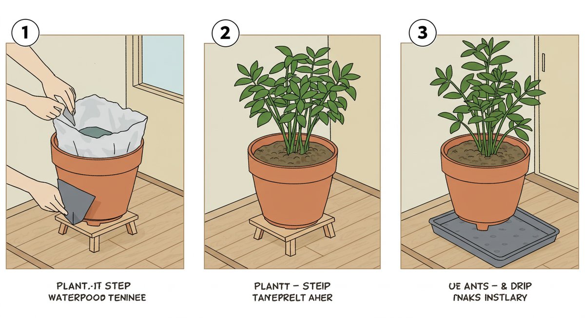不織布プランター 直置き