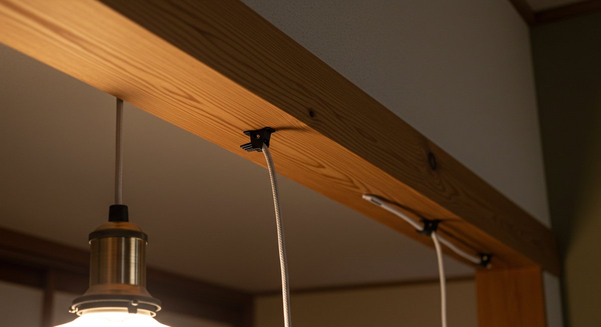 ペンダントライト コードクリップ 100均