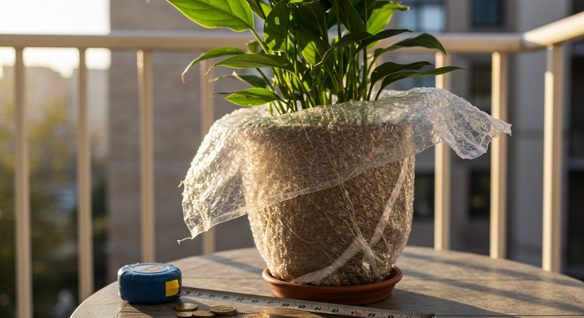 観葉植物 防寒グッズ