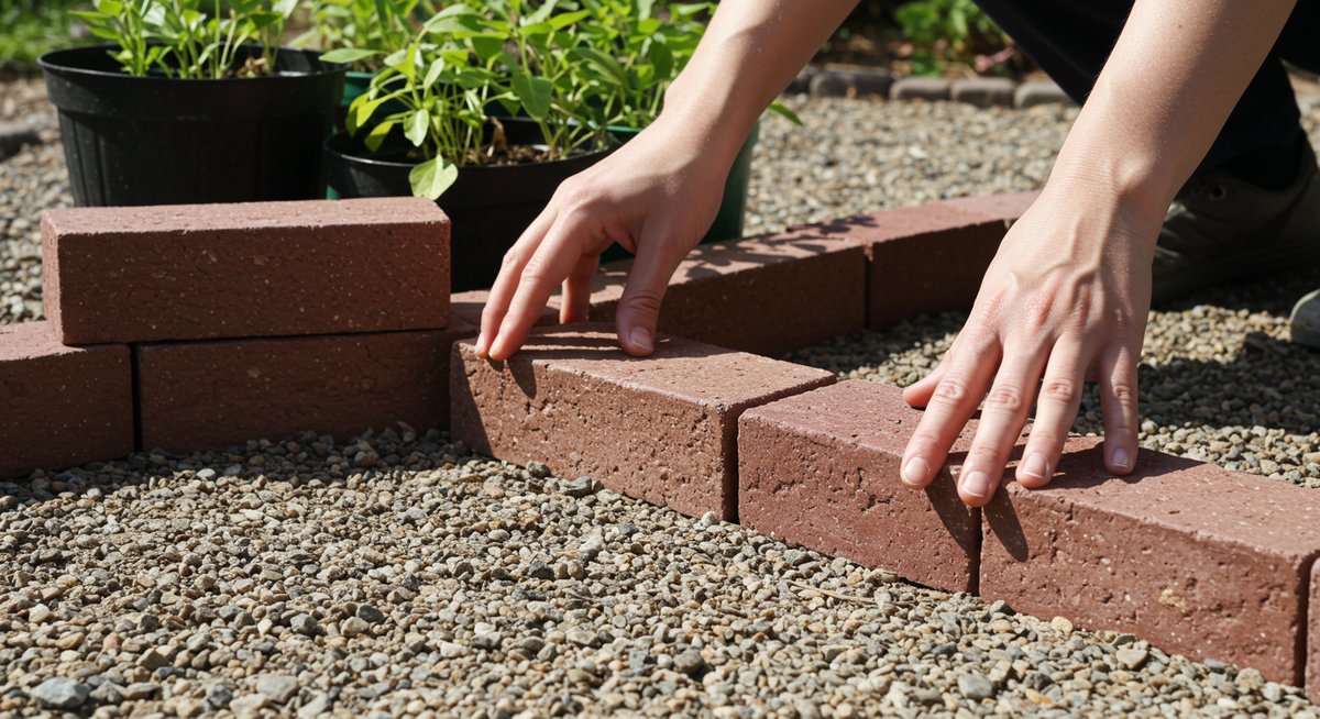 セリア 100 均 レンガ 花壇 並べる だけ