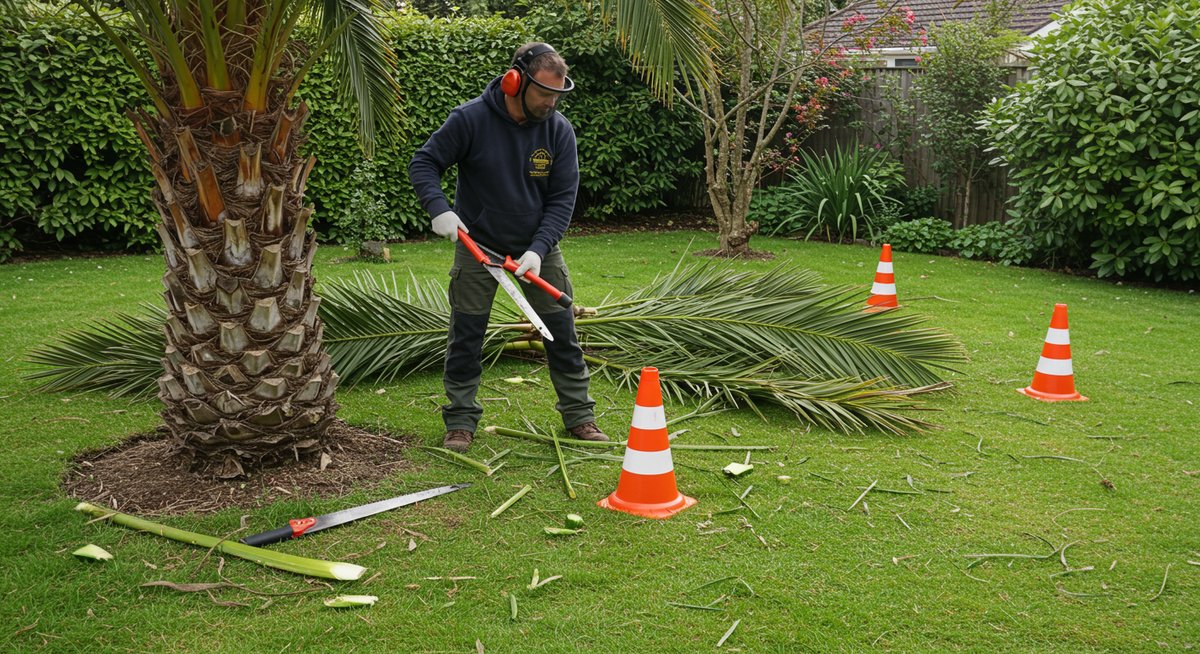 シュロの木 成長 止める