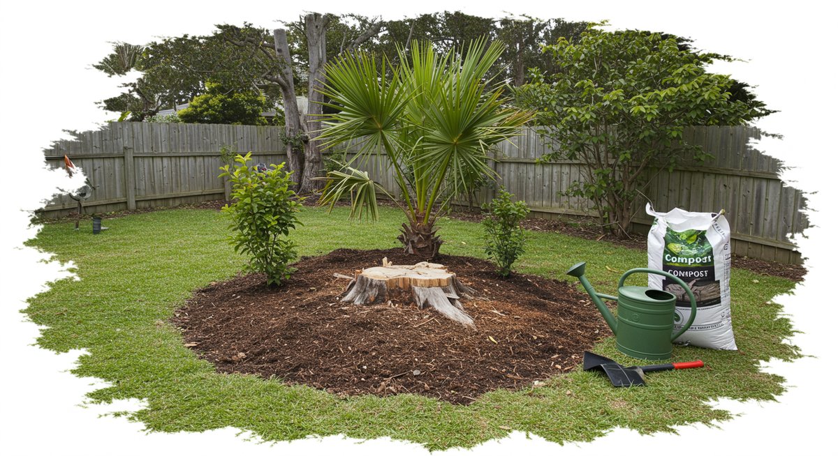 シュロの木 成長 止める