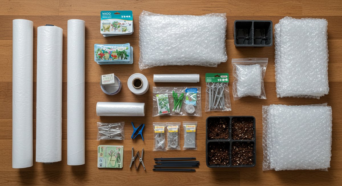 冬越し保温フィルム 100均