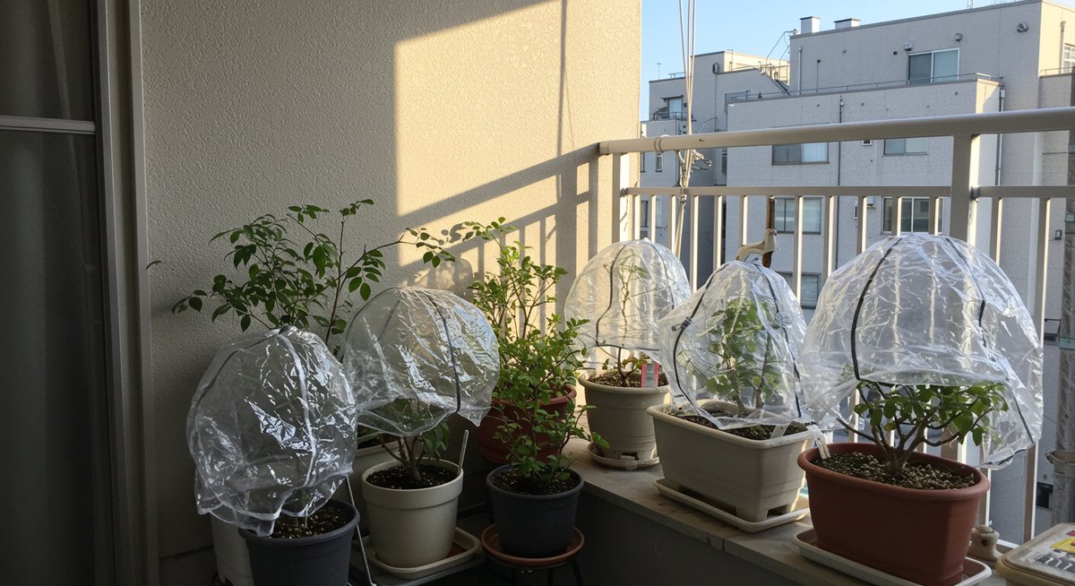 冬越し保温フィルム 100均